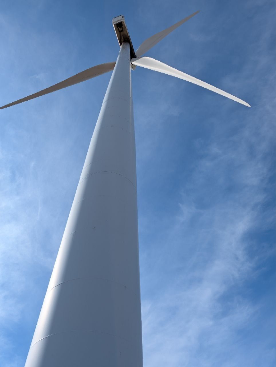 Wind turbine at a renewable generation site
